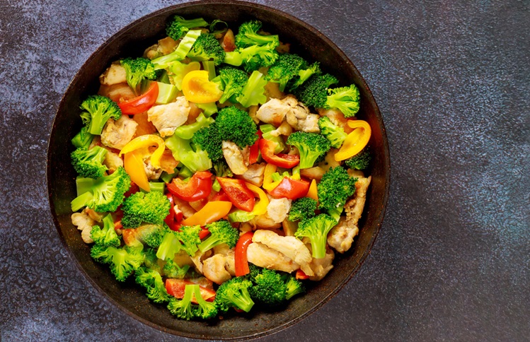 Histaminarme Frühlingspfanne