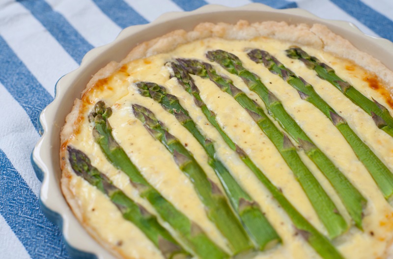 Spargel-Quiche