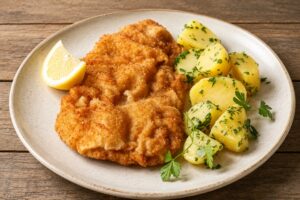 Österreichische Klassiker Wiener Schnitzel.