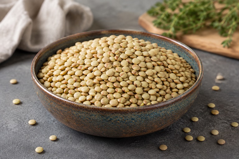 Linsen für vegane Rezepte sind sehr gute Proteinquellen.