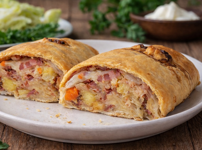 Saisonales Gemüse - Chinakohlstrudel Rezept.