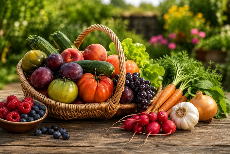 Saisonkalander für Obst und Gemüse