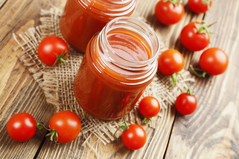 Verschiedene Tomatensorten für Tomaten Passata.