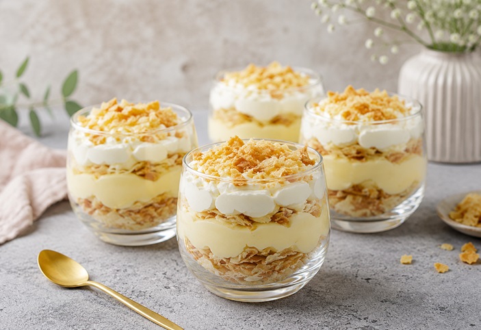 Schnelles Cremeschnitten-Dessert