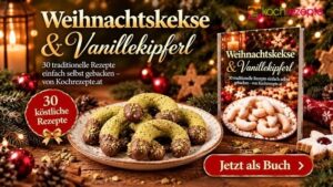 Weihnachtskekse und Vanillekipferl aus dem ersten Kochbuch von Kochrezepte.at